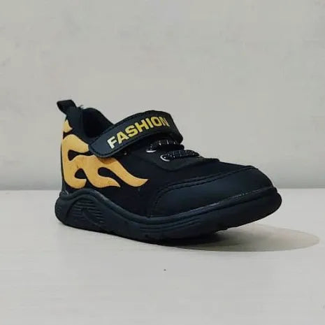 Comfortable Black Kids Shoes – Sneakers for Boys & Girls (Size 20–27)