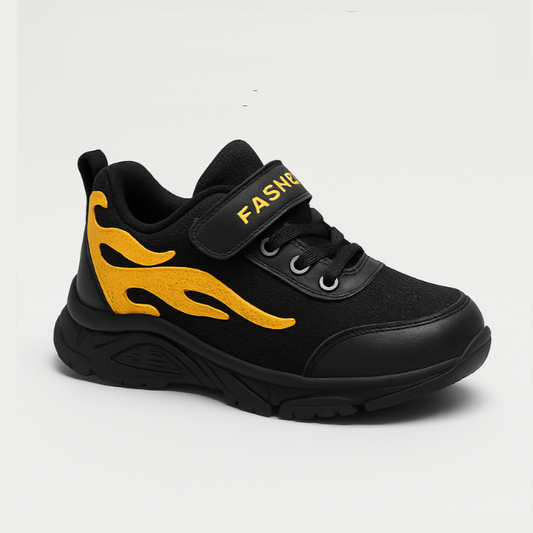 Comfortable Black Kids Shoes – Sneakers for Boys & Girls (Size 20–27)